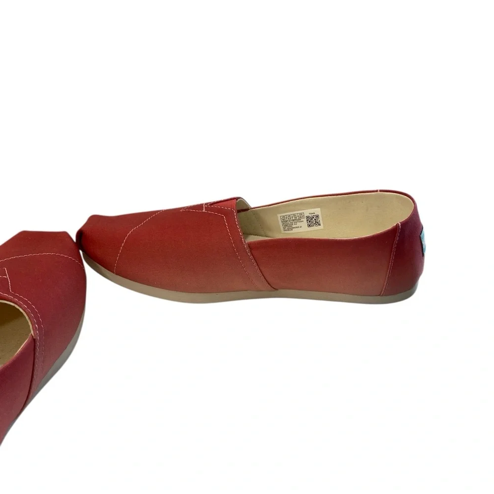Toms New Earthwise Alpargata Classy Tie Dye Pink‎ Mauve 8.5 Canvas Ortholite